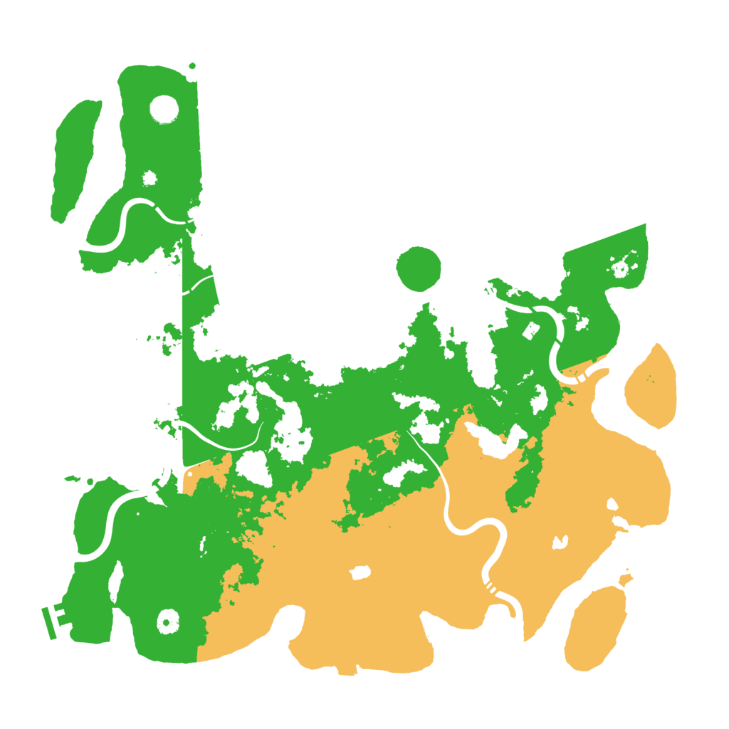 Biome Rust Map: Procedural Map, Size: 4500, Seed: 560653879