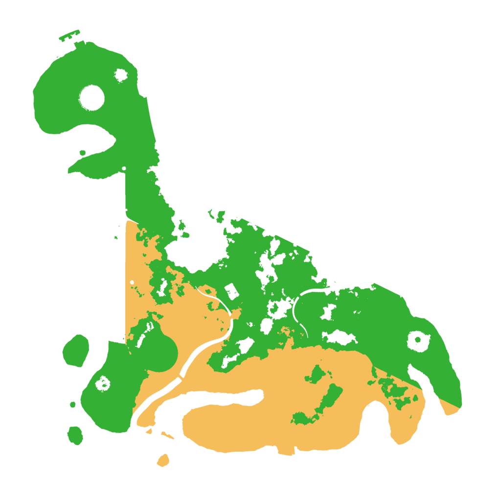 Biome Rust Map: Procedural Map, Size: 3500, Seed: 1800384603