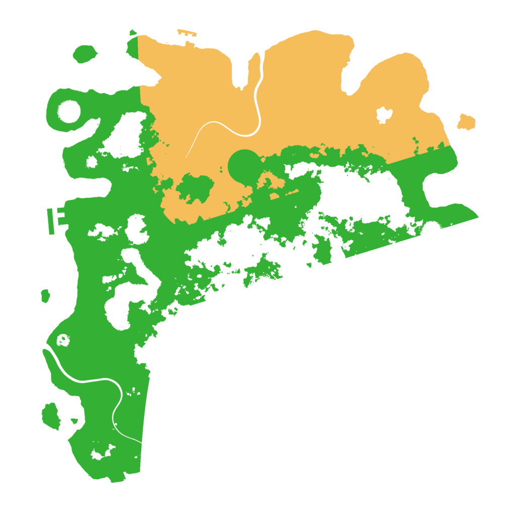 Biome Rust Map: Procedural Map, Size: 4000, Seed: 34346108