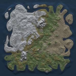 Thumbnail Rust Map: Procedural Map, Size: 5000, Seed: 56346422, 19 Monuments