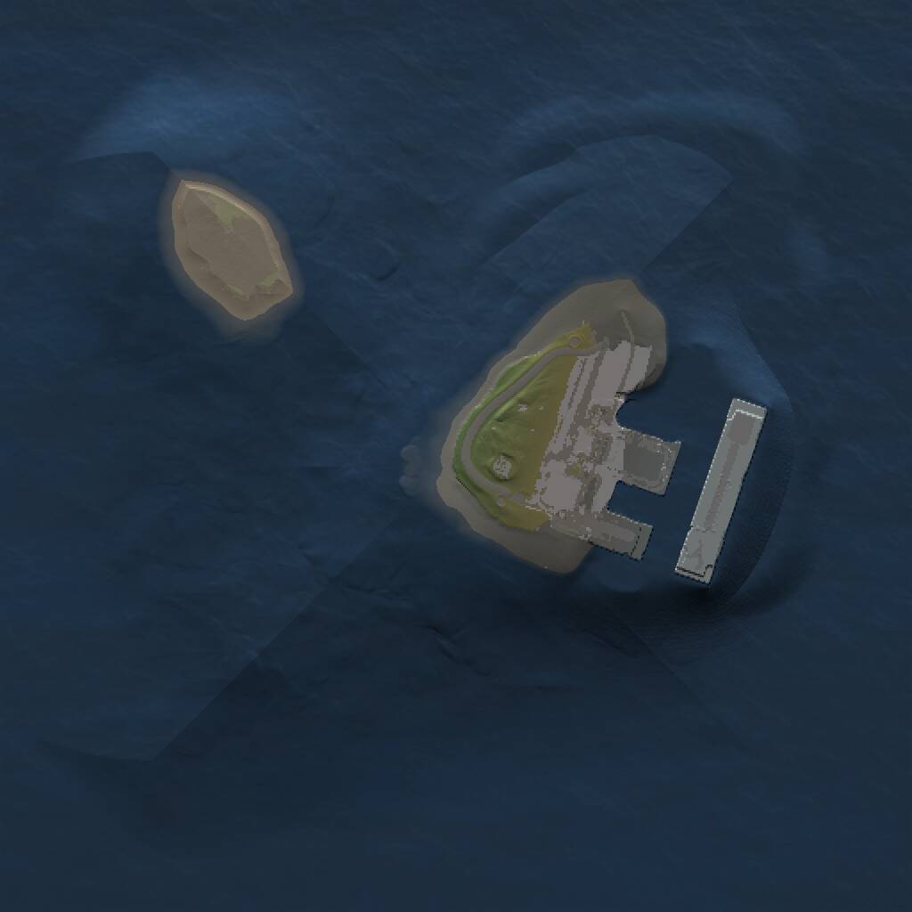 Rust Map: Procedural Map, Size: 1000, Seed: 566389807, 2 Monuments