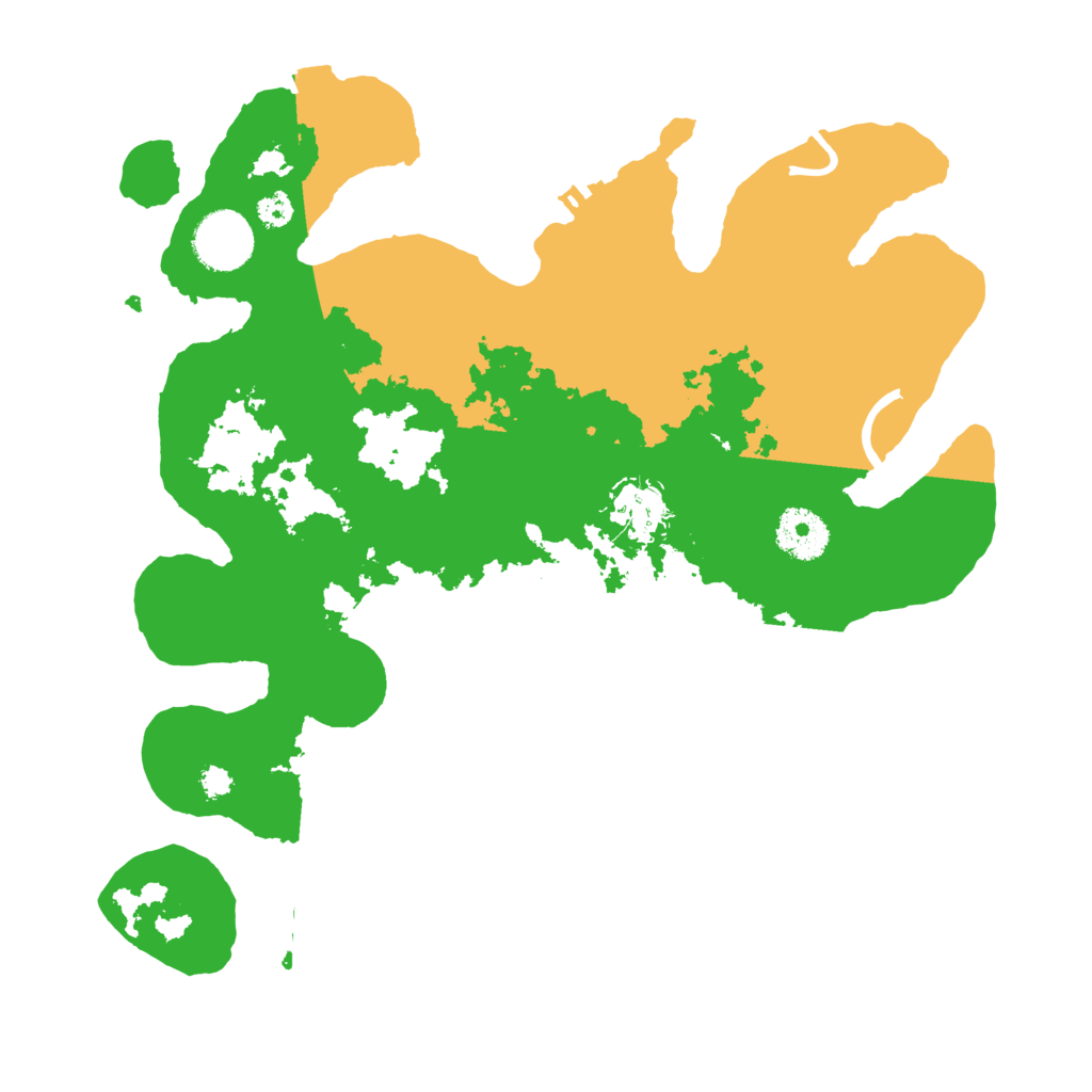 Biome Rust Map: Procedural Map, Size: 3200, Seed: 1987653724