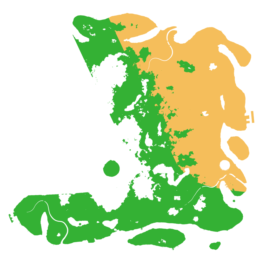 Biome Rust Map: Procedural Map, Size: 4550, Seed: 64980001