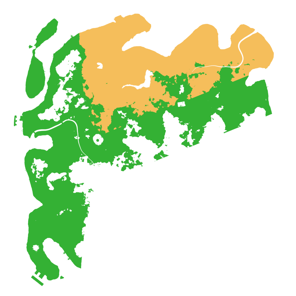 Biome Rust Map: Procedural Map, Size: 4250, Seed: 474397962