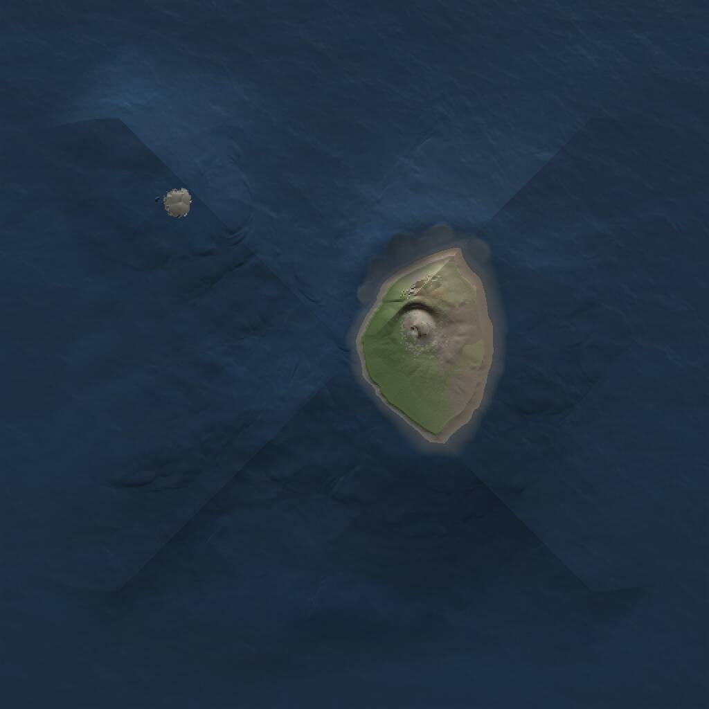 Rust Map: Procedural Map, Size: 1000, Seed: 42698, 1 Monuments