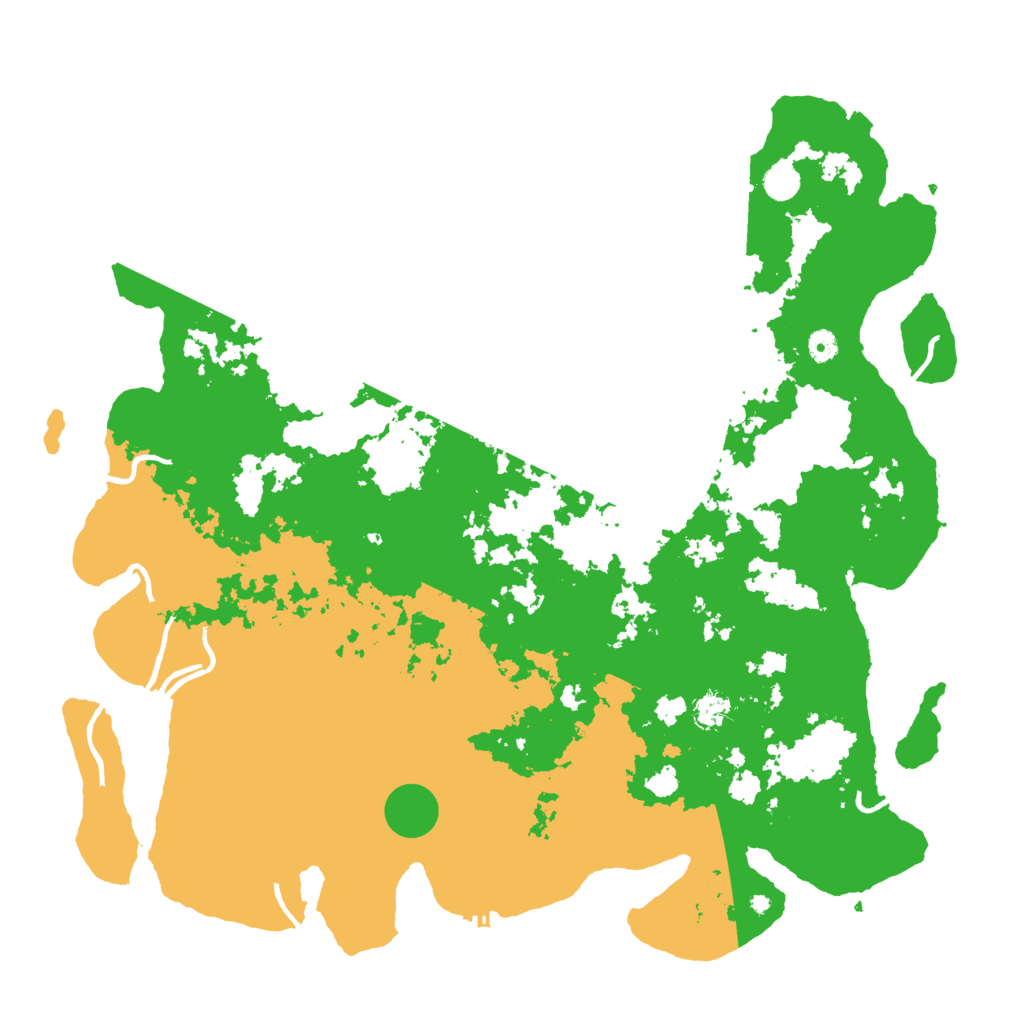Biome Rust Map: Procedural Map, Size: 5000, Seed: 25752165