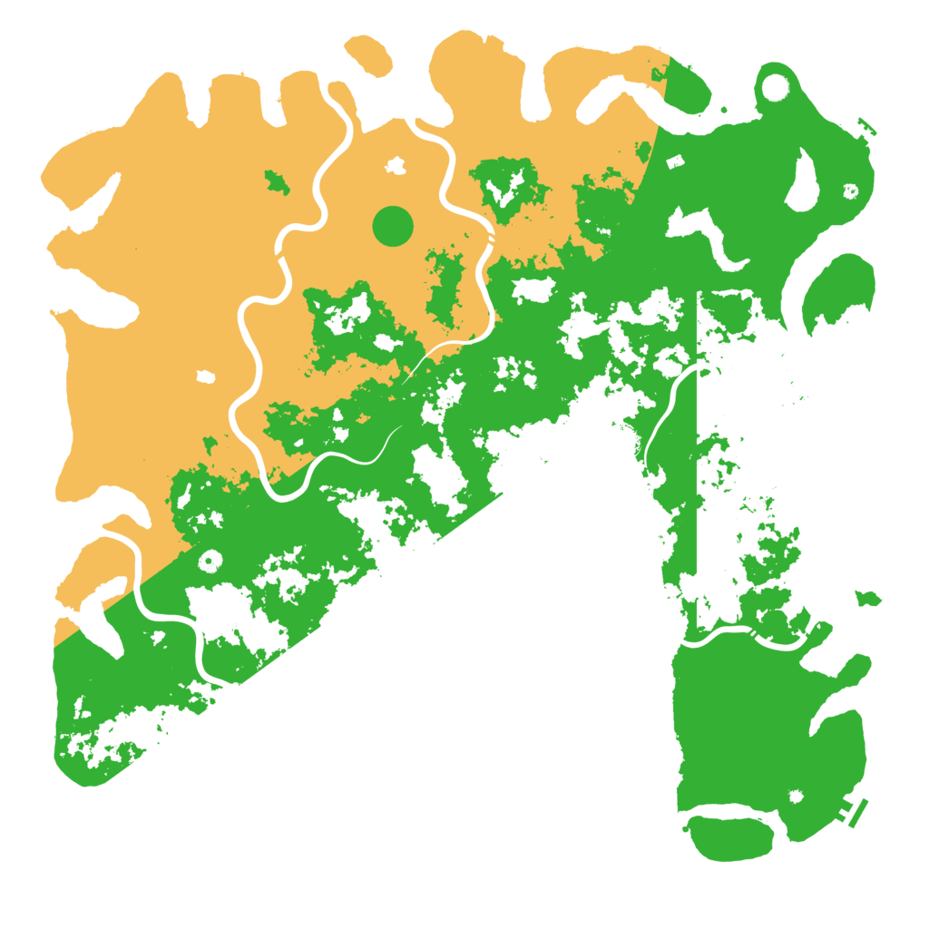 Biome Rust Map: Procedural Map, Size: 6000, Seed: 717255427