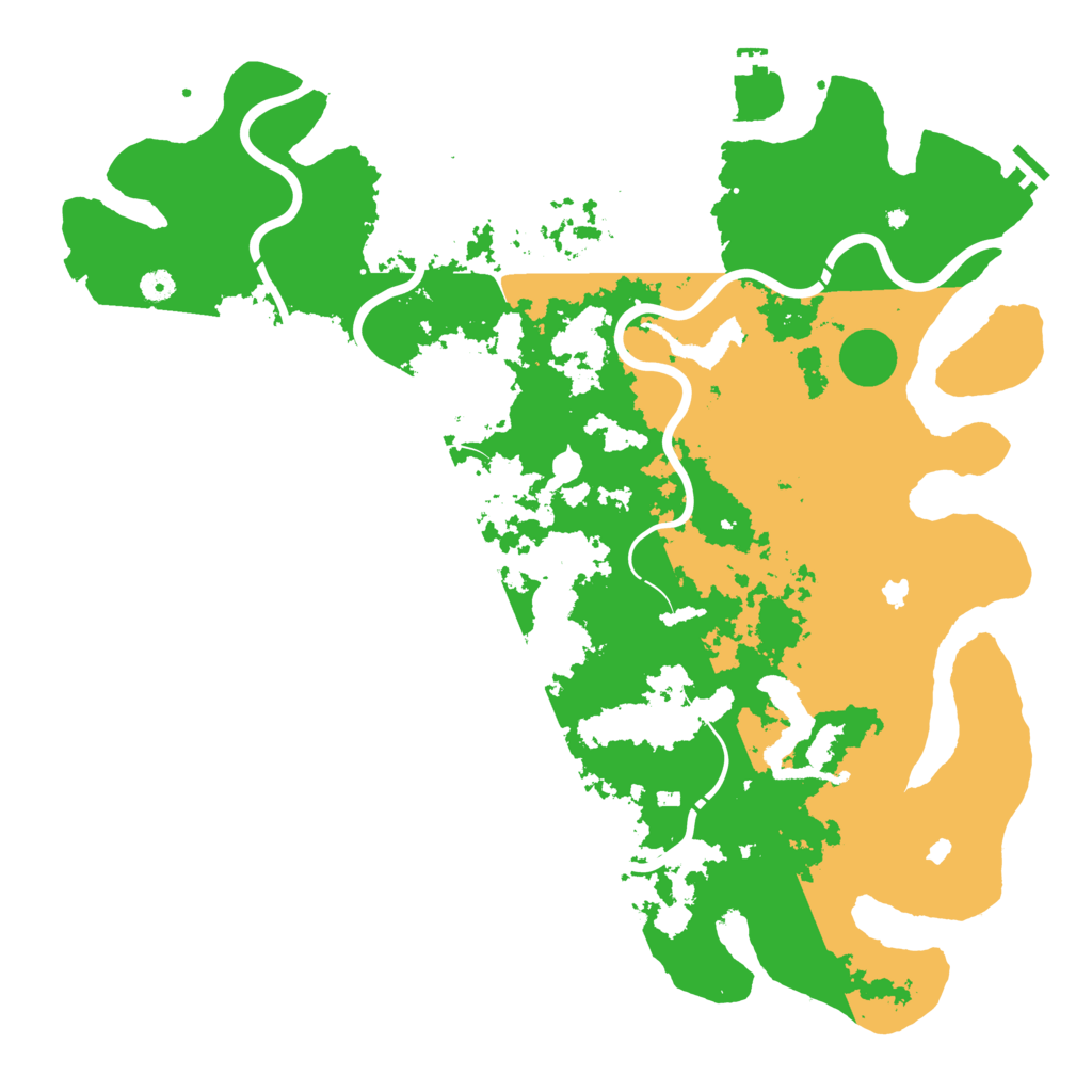 Biome Rust Map: Procedural Map, Size: 5000, Seed: 78654325