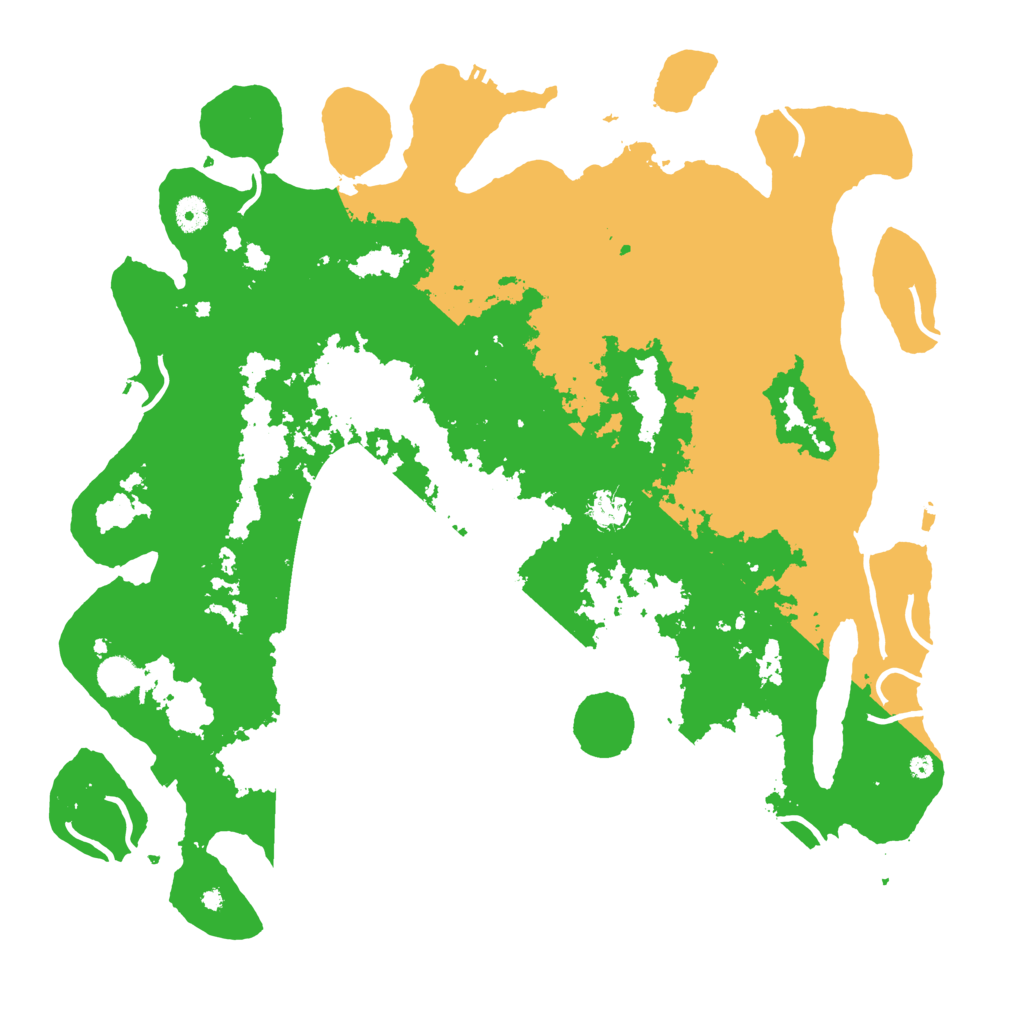 Biome Rust Map: Procedural Map, Size: 4500, Seed: 874158152