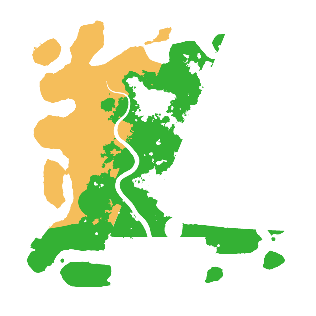 Biome Rust Map: Procedural Map, Size: 3200, Seed: 4363235