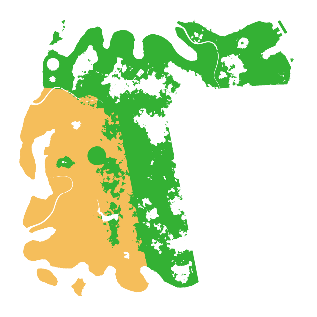 Biome Rust Map: Procedural Map, Size: 4500, Seed: 2124979441