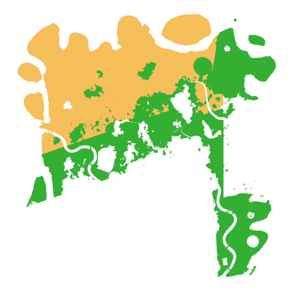 Biome Rust Map: Procedural Map, Size: 4400, Seed: 18976376