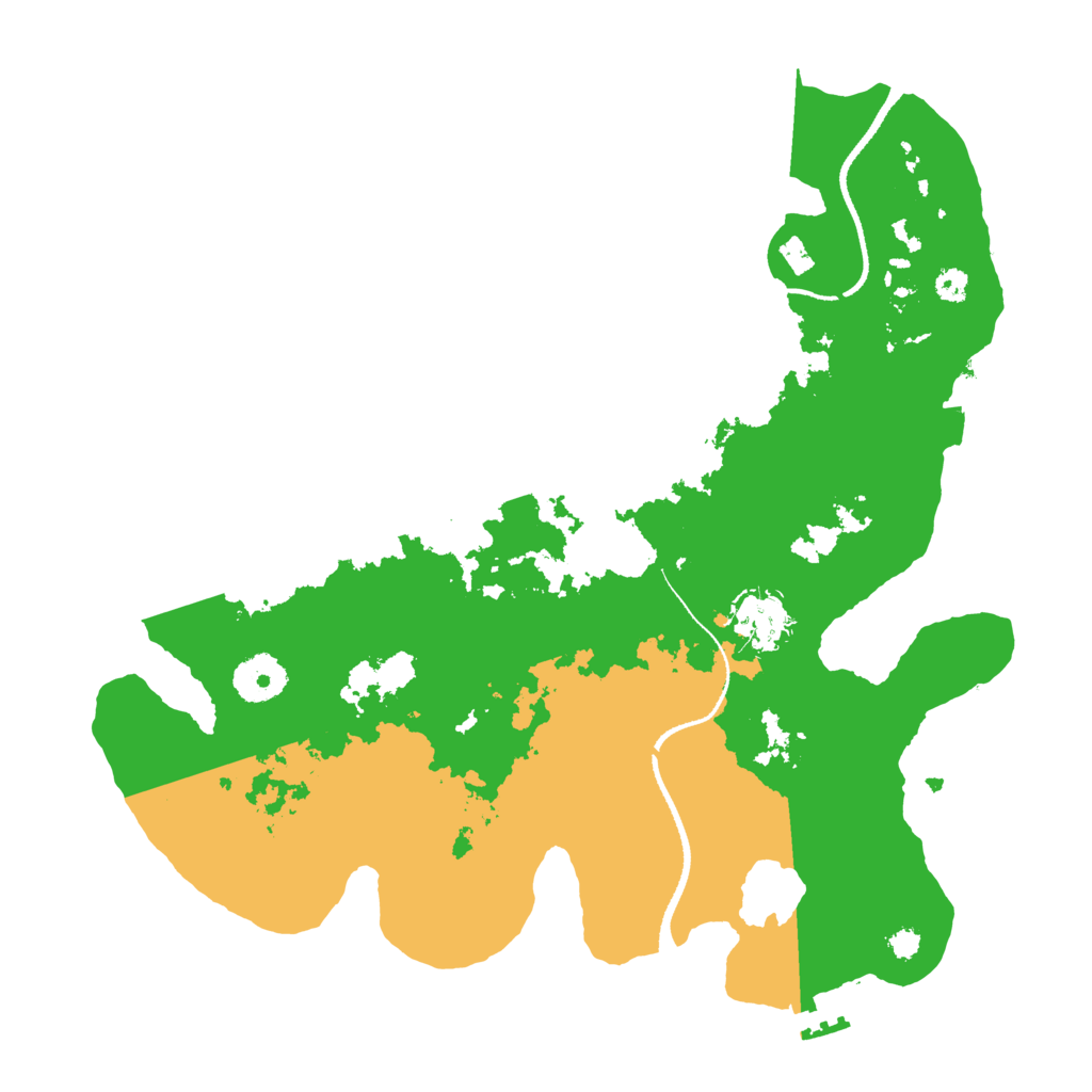Biome Rust Map: Procedural Map, Size: 3300, Seed: 1520271030