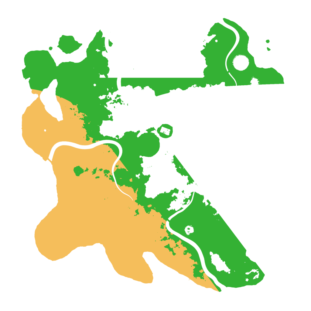 Biome Rust Map: Procedural Map, Size: 3500, Seed: 1662581864