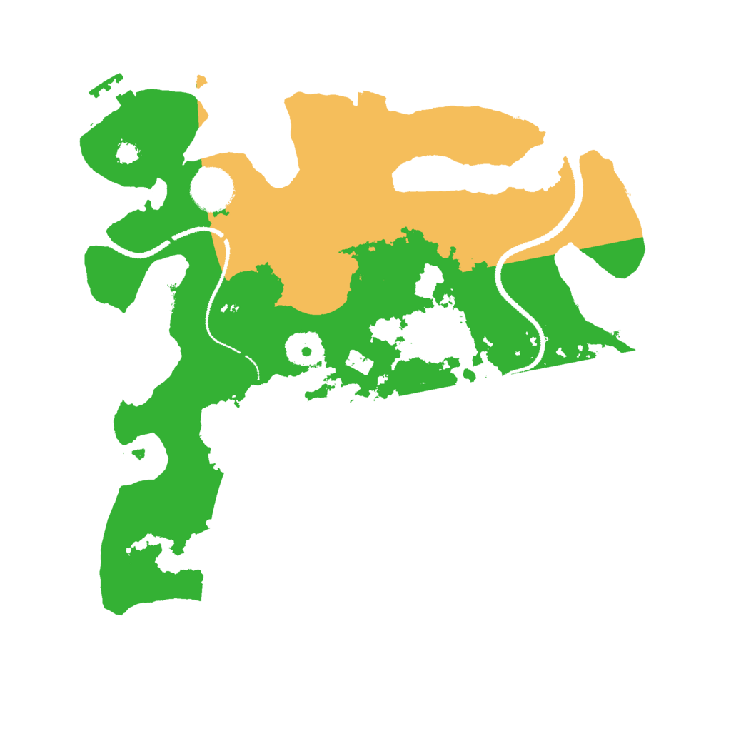 Biome Rust Map: Procedural Map, Size: 3000, Seed: 29419