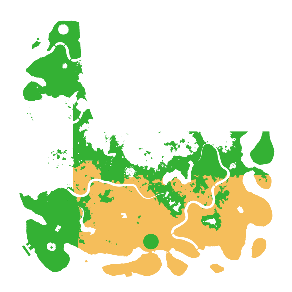 Biome Rust Map: Procedural Map, Size: 5000, Seed: 66845405