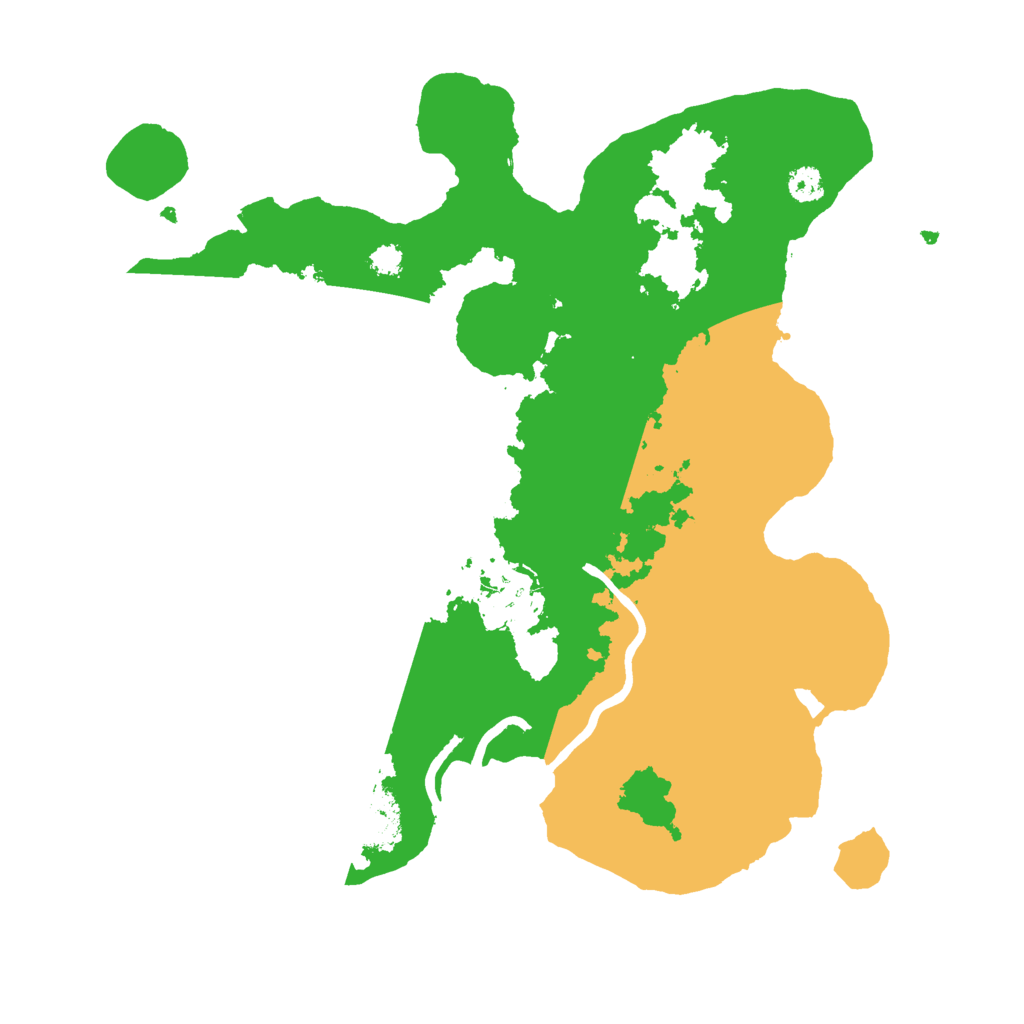 Biome Rust Map: Procedural Map, Size: 3000, Seed: 3504281