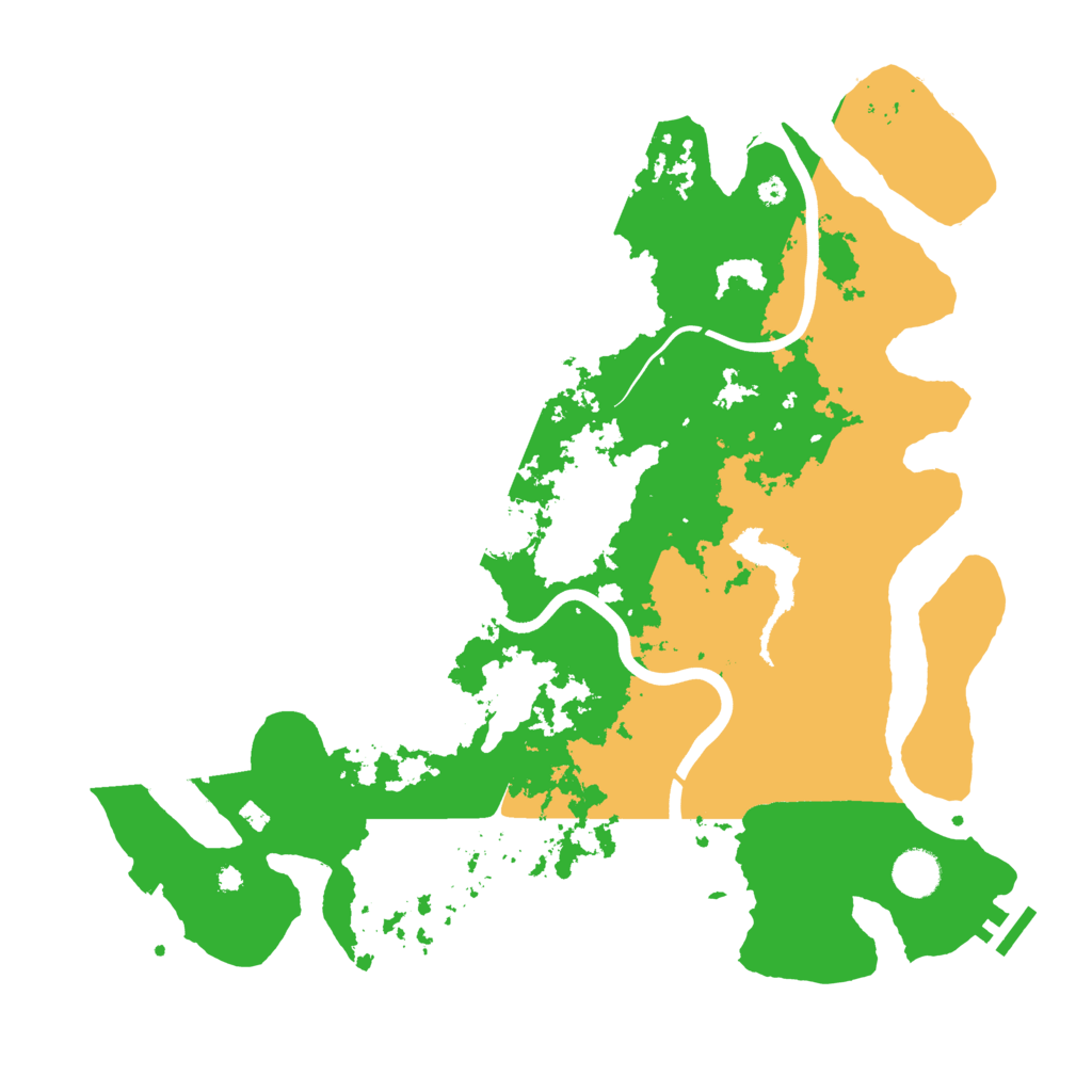 Biome Rust Map: Procedural Map, Size: 4000, Seed: 20002