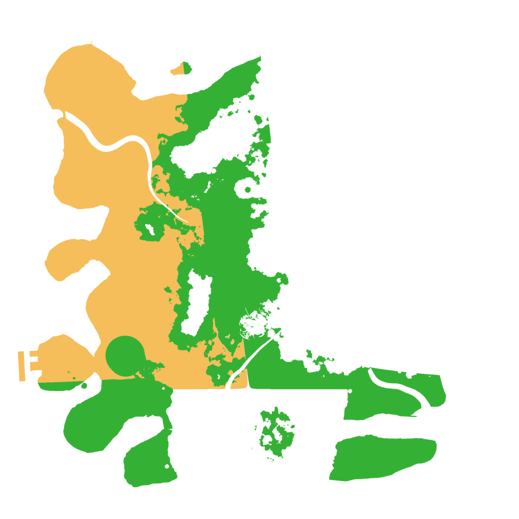 Biome Rust Map: Procedural Map, Size: 3500, Seed: 1395664255