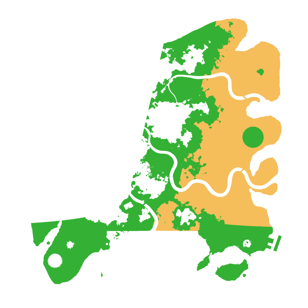 Biome Rust Map: Procedural Map, Size: 3850, Seed: 35003937