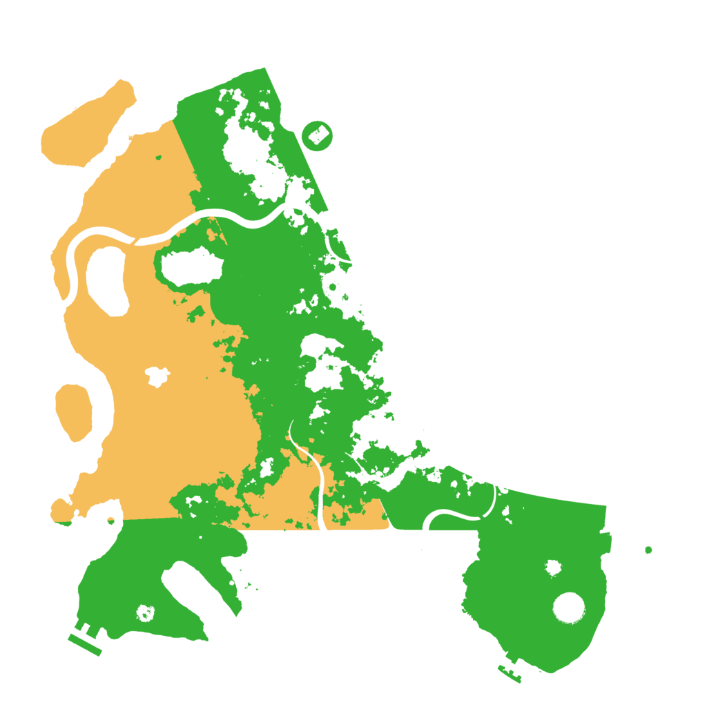 Biome Rust Map: Procedural Map, Size: 4000, Seed: 40123
