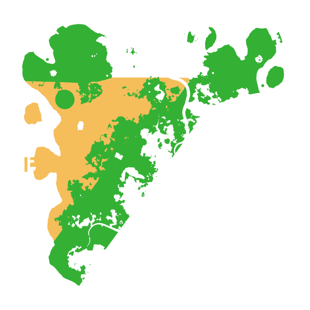 Biome Rust Map: Procedural Map, Size: 4250, Seed: 740637175