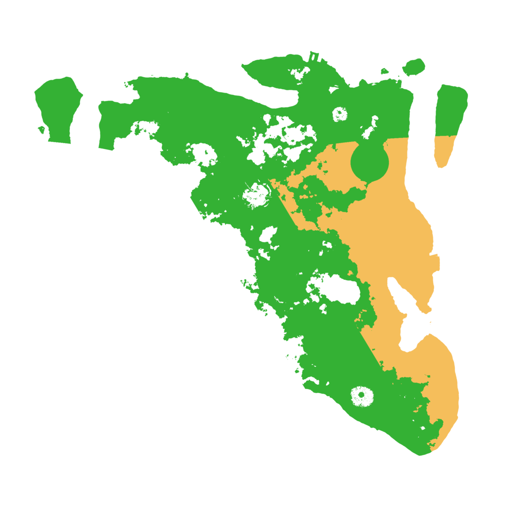 Biome Rust Map: Procedural Map, Size: 3500, Seed: 1484886888