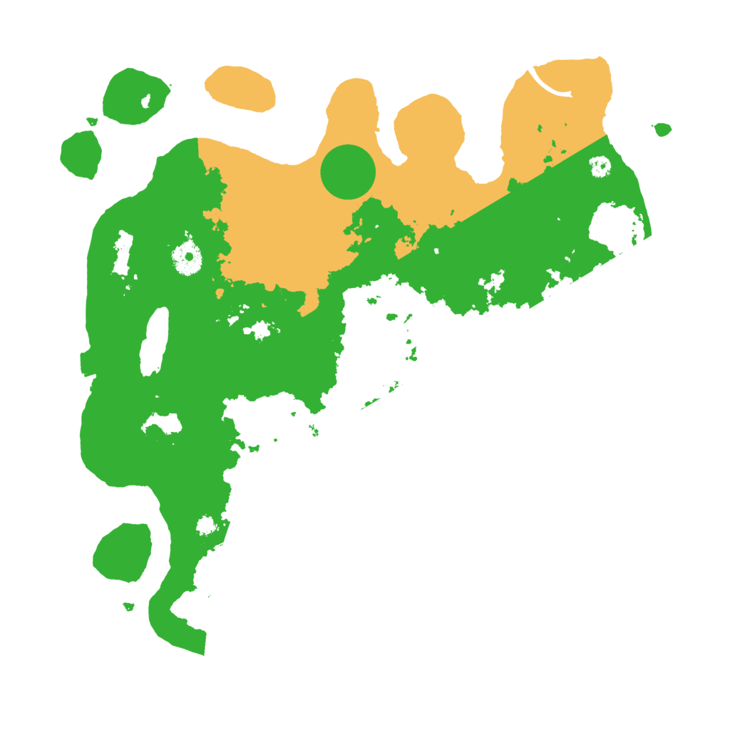 Biome Rust Map: Procedural Map, Size: 3500, Seed: 59145