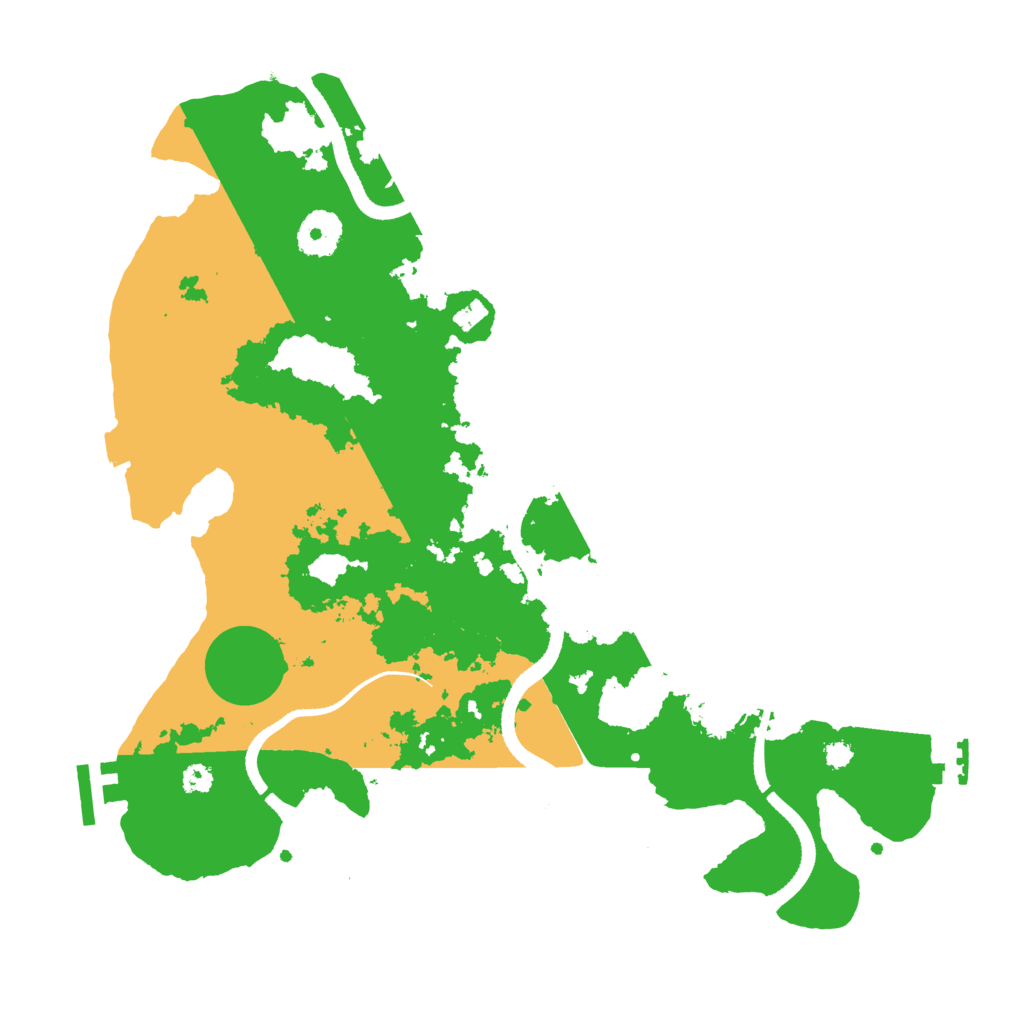 Biome Rust Map: Procedural Map, Size: 3400, Seed: 14660167