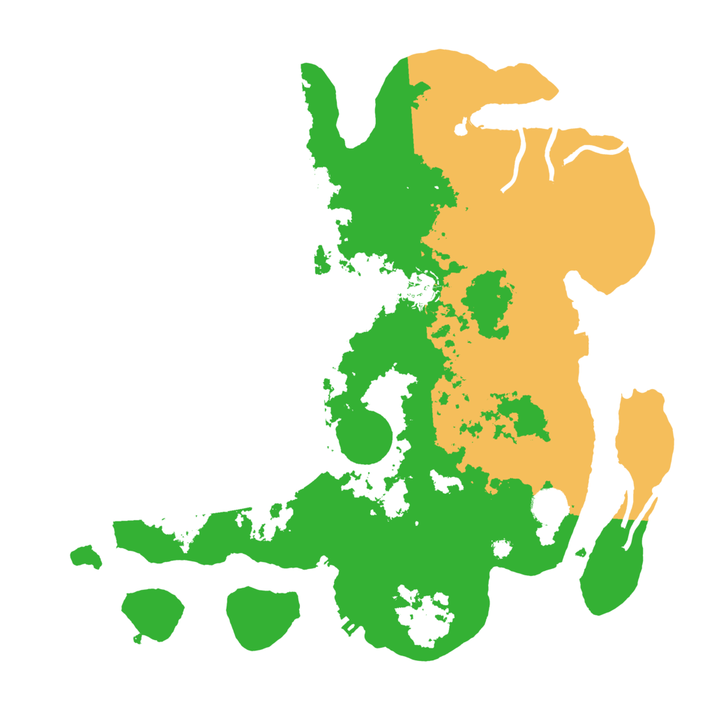 Biome Rust Map: Procedural Map, Size: 3500, Seed: 1333198309