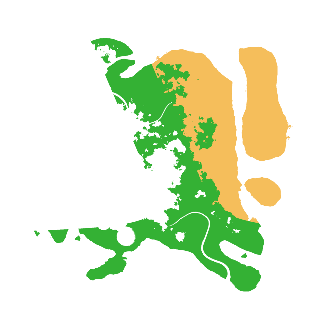 Biome Rust Map: Procedural Map, Size: 3000, Seed: 549158