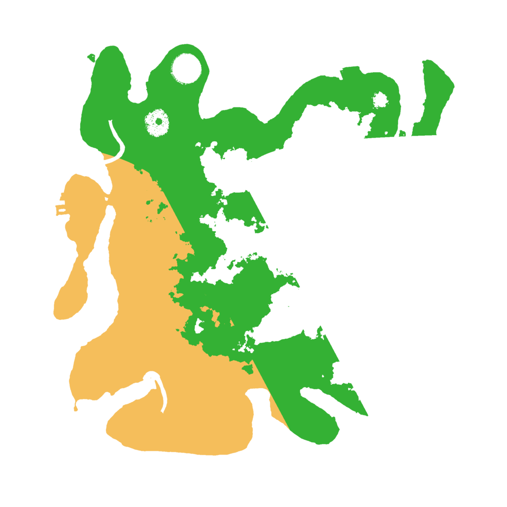 Biome Rust Map: Procedural Map, Size: 3000, Seed: 4192630