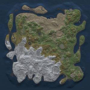 Thumbnail Rust Map: Procedural Map, Size: 4250, Seed: 1131148046, 18 Monuments