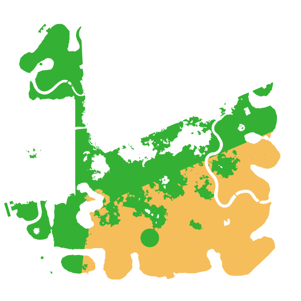 Biome Rust Map: Procedural Map, Size: 4300, Seed: 74621026