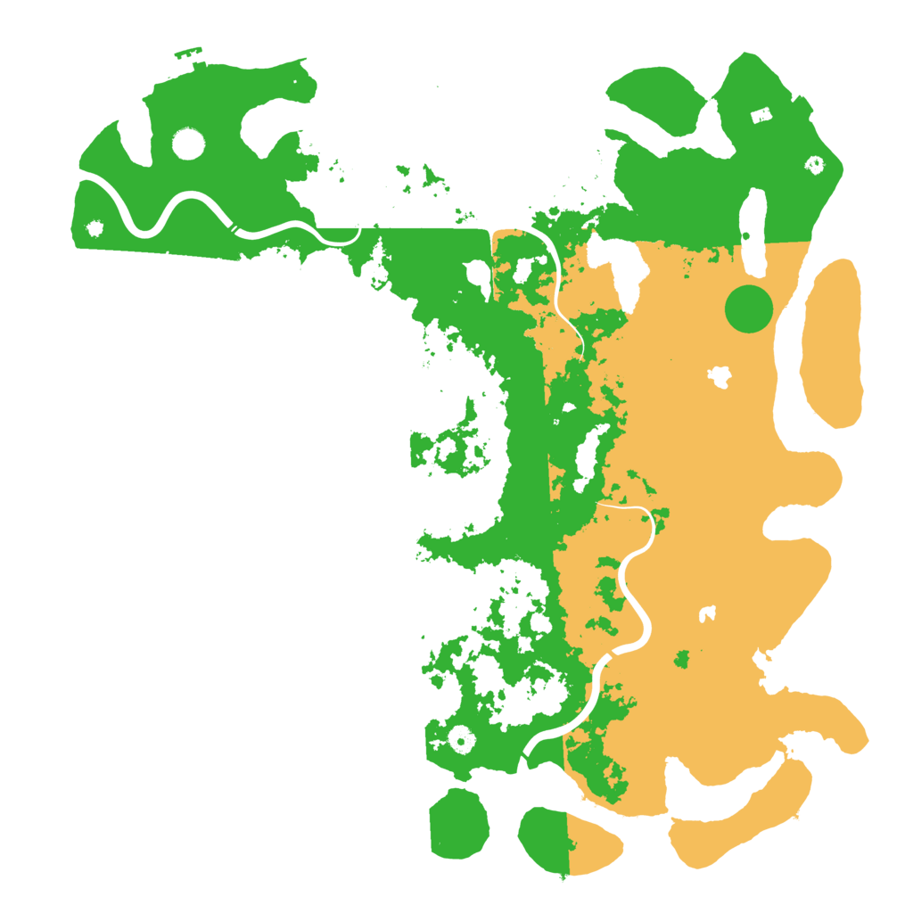 Biome Rust Map: Procedural Map, Size: 5000, Seed: 42689743