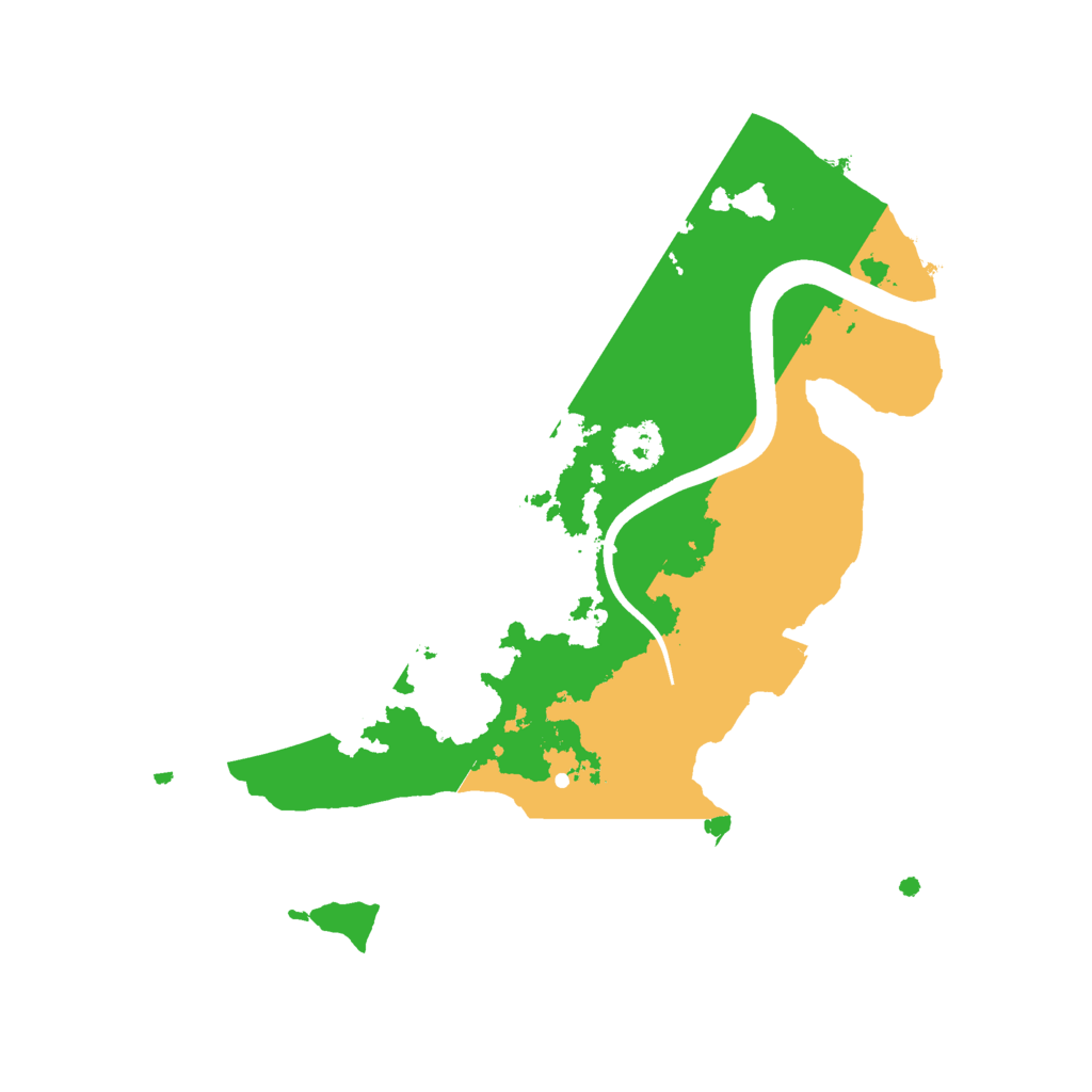 Biome Rust Map: Procedural Map, Size: 2200, Seed: 21