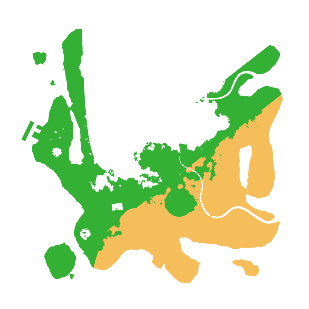 Biome Rust Map: Procedural Map, Size: 3000, Seed: 938075397