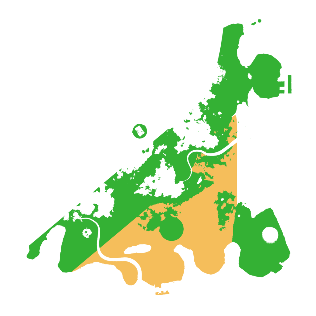 Biome Rust Map: Procedural Map, Size: 3500, Seed: 621259588