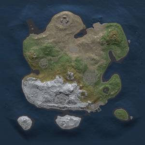 Thumbnail Rust Map: Procedural Map, Size: 2334, Seed: 500, 9 Monuments