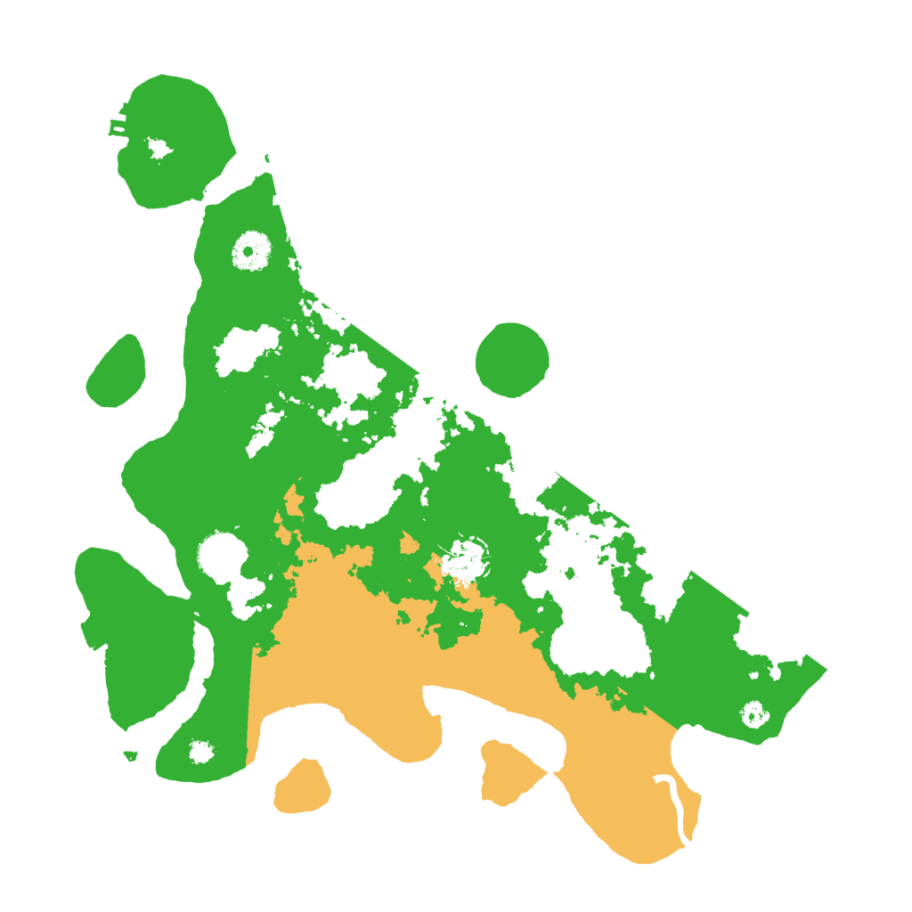 Biome Rust Map: Procedural Map, Size: 3500, Seed: 764259629