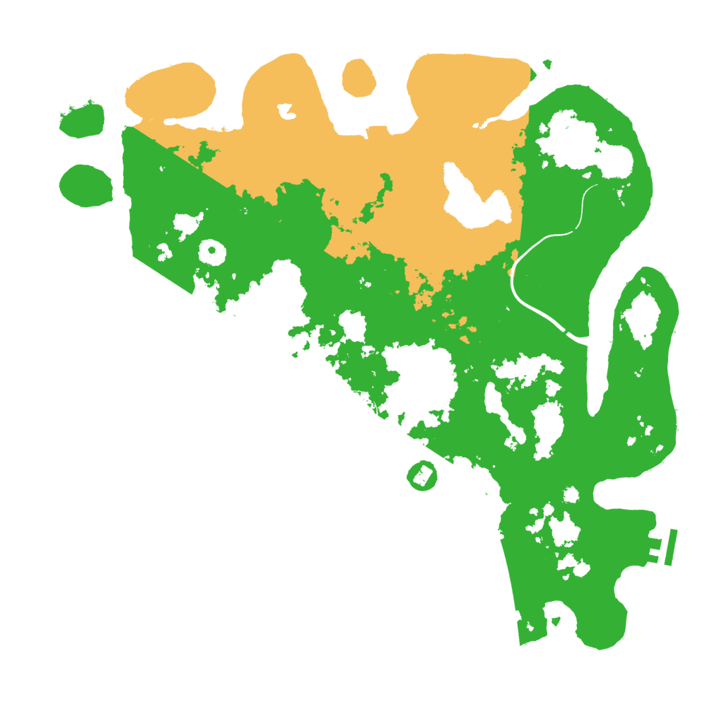 Biome Rust Map: Procedural Map, Size: 4000, Seed: 598764321