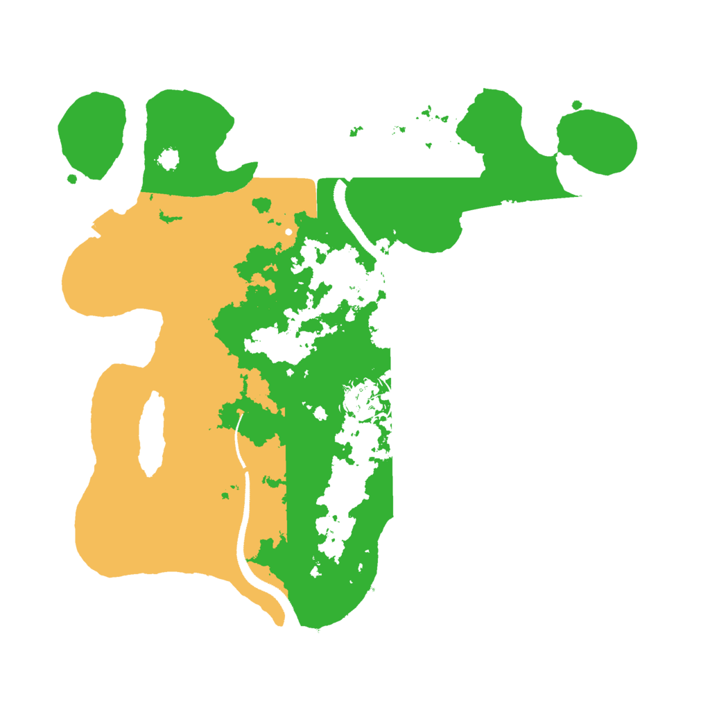 Biome Rust Map: Procedural Map, Size: 3000, Seed: 416675882