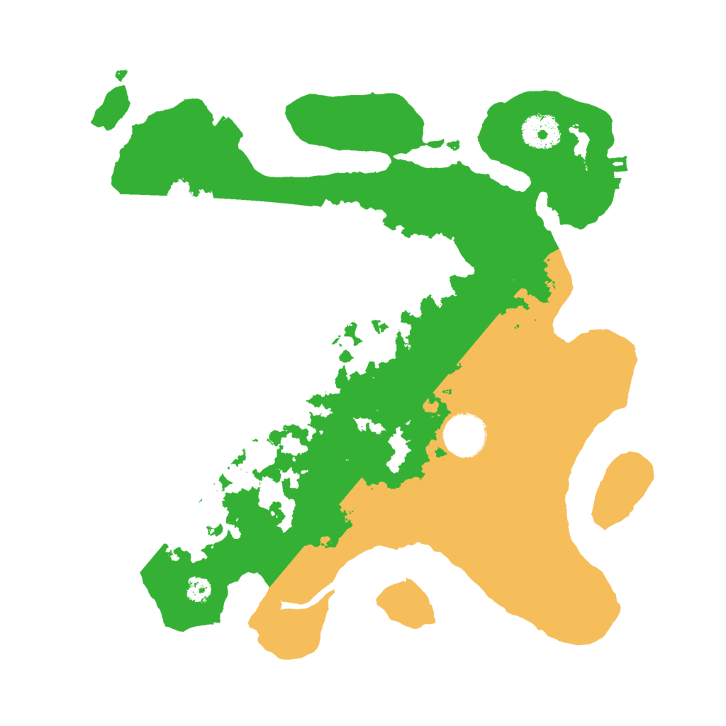 Biome Rust Map: Procedural Map, Size: 3000, Seed: 9768674