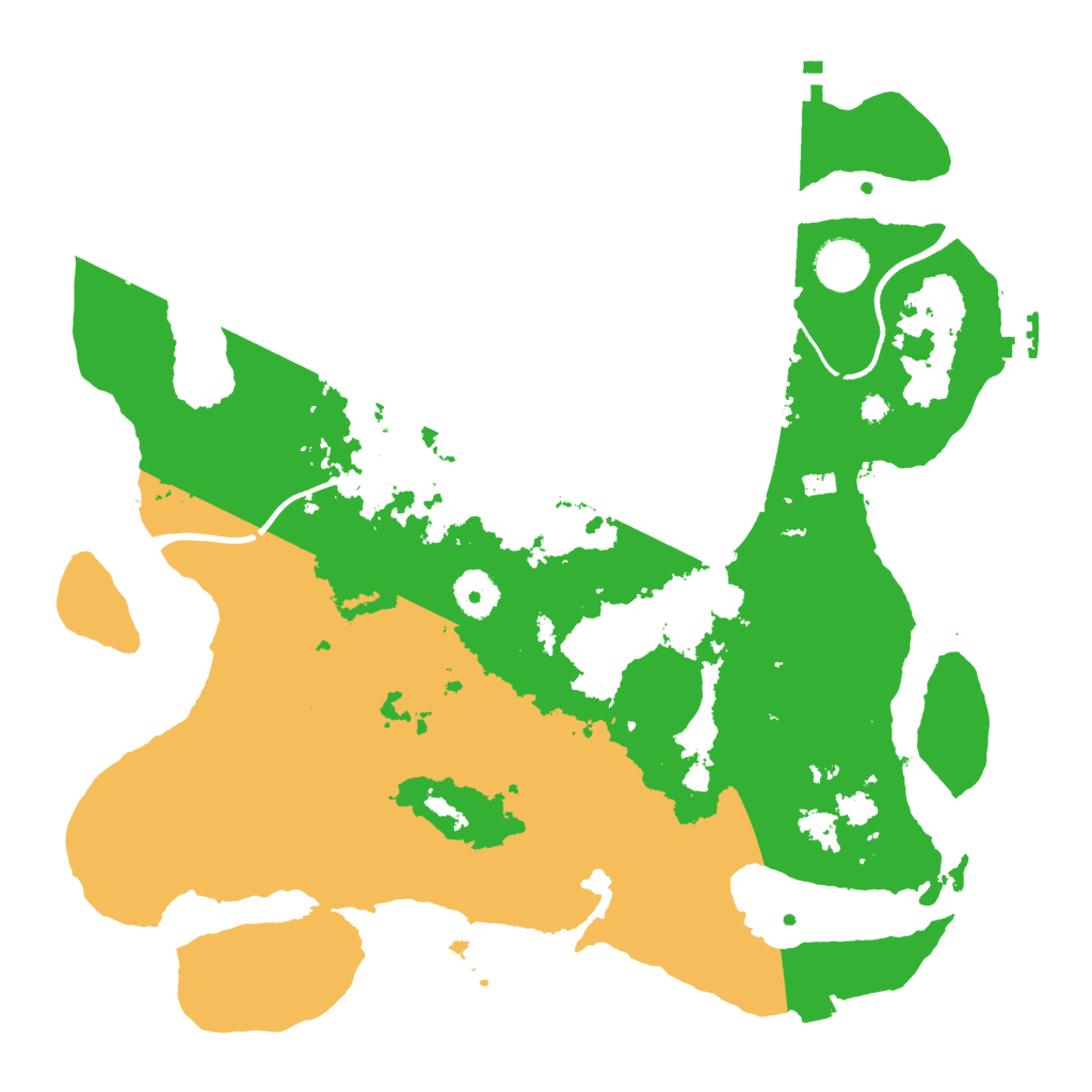 Biome Rust Map: Procedural Map, Size: 3600, Seed: 7854920