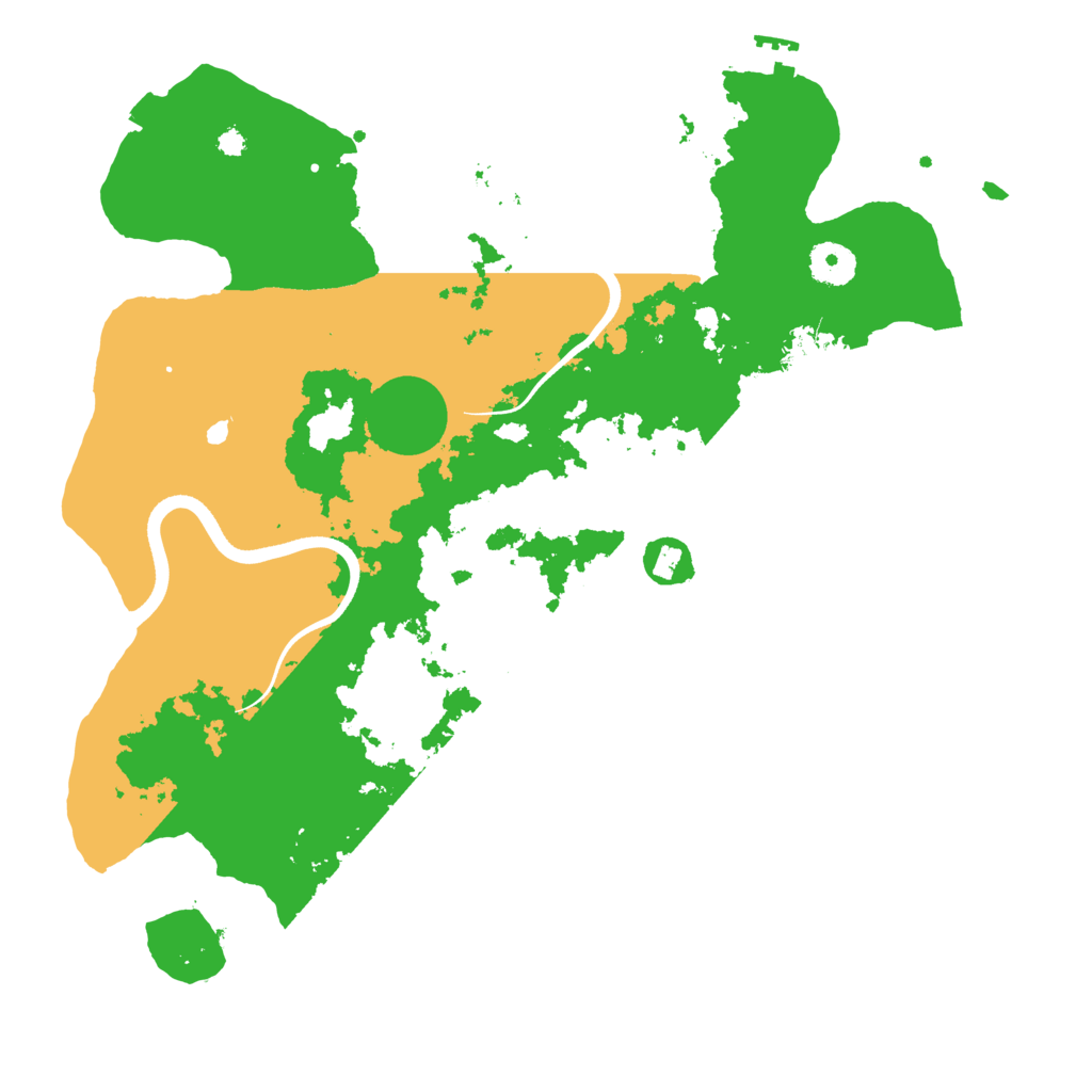 Biome Rust Map: Procedural Map, Size: 3650, Seed: 67018919
