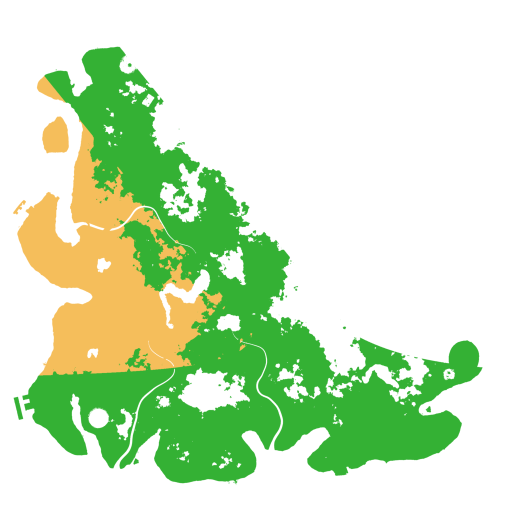 Biome Rust Map: Procedural Map, Size: 4550, Seed: 1441109975
