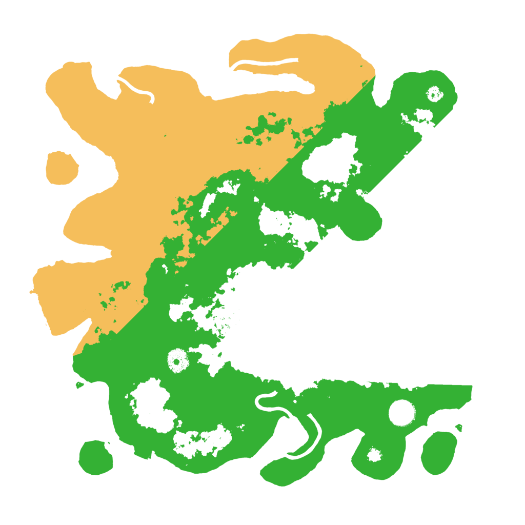 Biome Rust Map: Procedural Map, Size: 3500, Seed: 142860850
