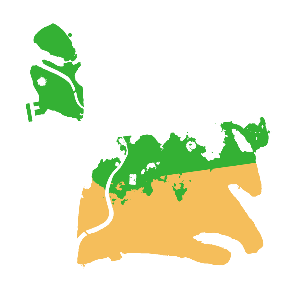 Biome Rust Map: Procedural Map, Size: 3000, Seed: 17202