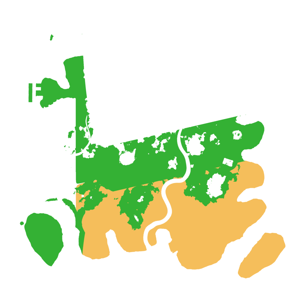 Biome Rust Map: Procedural Map, Size: 3250, Seed: 237811