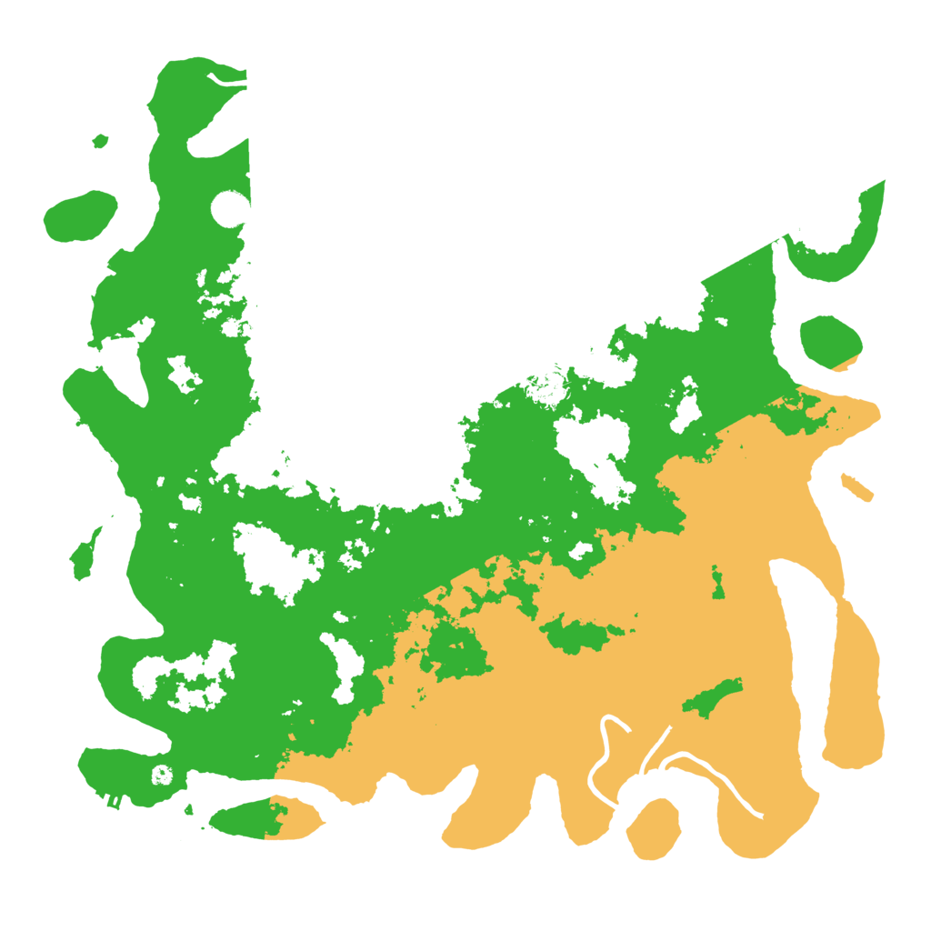 Biome Rust Map: Procedural Map, Size: 4500, Seed: 19672207